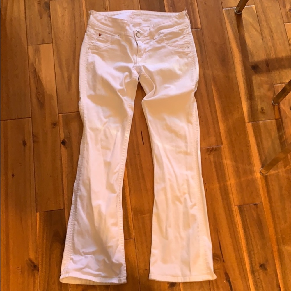 Hudson Jeans white bootcut jeans in size 26